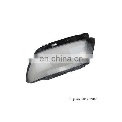 Teambill Headlamp Glass Plastic for VW Tiguan Headlight Glass Lens Cover 2017 2018 Low Configuration photo-2