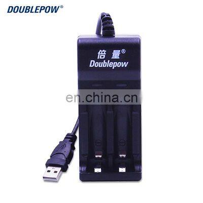 Promotional Fast Charger 2 Slots 1.2 Volt aa Aaa Ni-MH Ni-Cd Rechargeable Battery Charger With USB Output