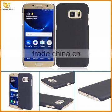 black rubber oil coating plastic case for samsung galaxy s7