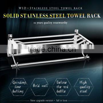 Wesda Stainless Steel and Alloy Bathroom Towel Shelf & Clothes Shelf A114 photo-5