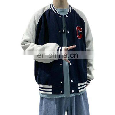 New Year Christmas Embroidered Mens Clothing Satin Coat Custom BomberJackets Zip Up Winter Jacket