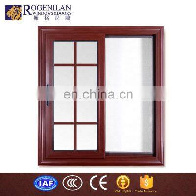ROGENILAN 100# Bathroom Grill Designs Kitchen Aluminium Sliding Window With Exhaust Fan photo-2