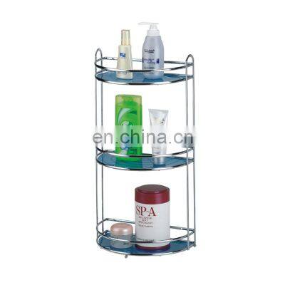 Chrome Plated Hanging Bathroom Shelf High Quality  Bathroom Corner Shelf Wall Mounted  Bathroom Storage Rack