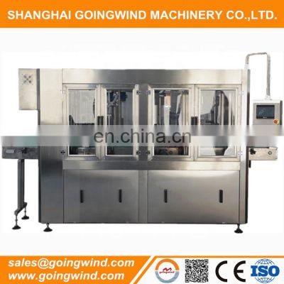 Automatic 6 head liquid filling machine auto small scale juice milk 4 heads bottling and capping line cheap price for sale