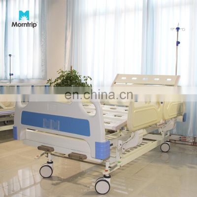 Manufacturer Good Quality Hand-operated 2 Function Cranks Medical Med Beds Metal Manual Clinic Patient Care Use Hospital Bed