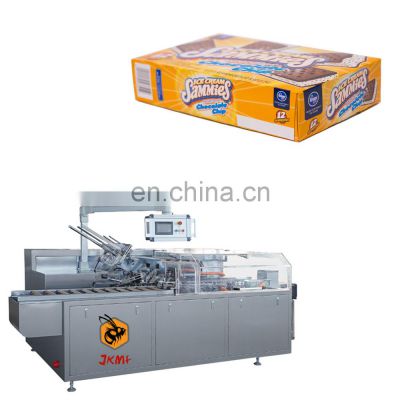 Horizontal Automatic food ice cream candy biscuit carton packer packing cartoning box Packaging Machine