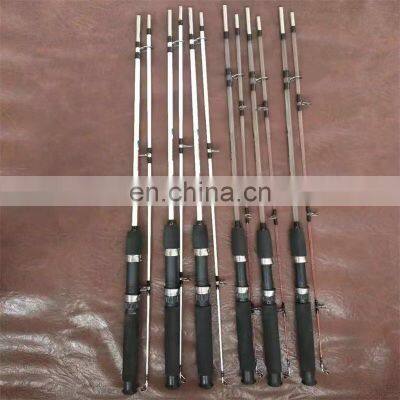 Byloo New Solid Transparent Fiberglass Fly Fishing Rod Salt Water 2 Section Spinning Rod New 2022