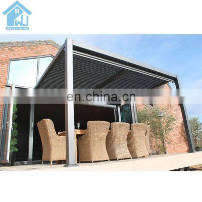 sunshade rainproof large patio awnings louvres gazebo