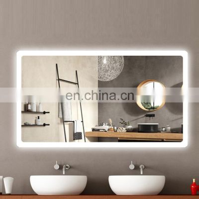 Customized mordem luxurious bathroom led mirror smart mirror smart led mirror bathroom