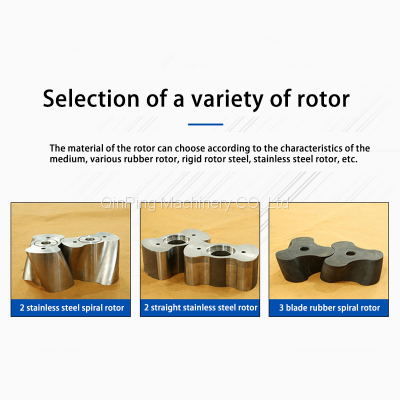 QinPing-QP120M SS Lobe Pump-double End Seals With Rubber Rotor- Safety Valve photo-4