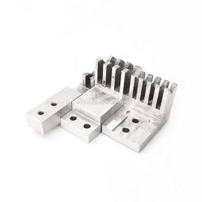 45 # Steel Surface Sandblasting Pull Wire Claw Mold V-groove Electroplating Diamond 100 Mesh photo-5