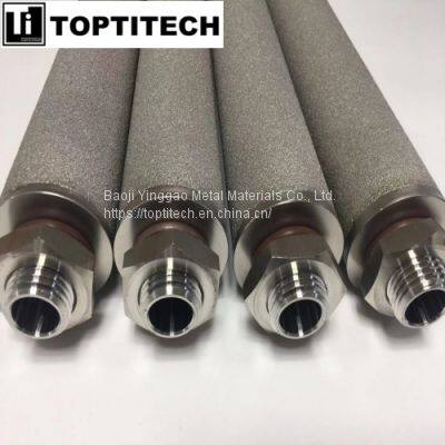 65um M30 Connection Flat Bottom Porous Metallic Filter Element