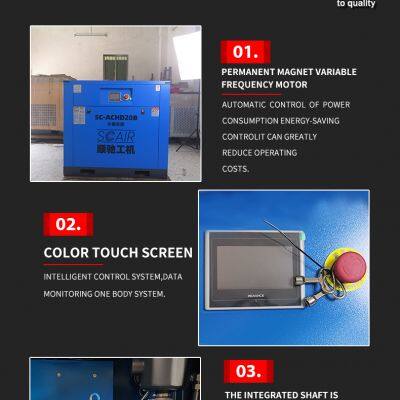 SCAIR 20HP 1.2MPa Laser Cutting Compressor for Dross-Free Metal Fabrication & Nozzle Control photo-4