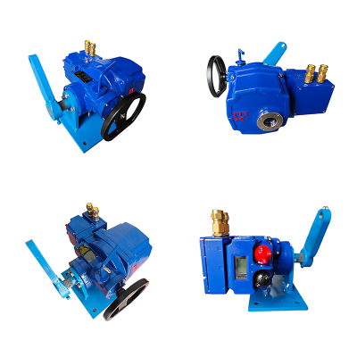 Explosion-proof ExdIICT4 QT Part-turn Motorized Electric Actuator