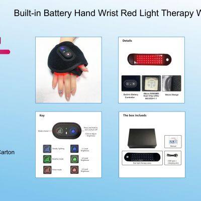 Newest Led Therapy Light for Pain Management Healthcare Pad Wraps Face Mask Wands photo-5