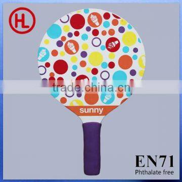 sunny Hot sale Custom MDF carbon Wooden Beach Tennis Racket /beach bat /beach paddle set with beach ball set wholesale