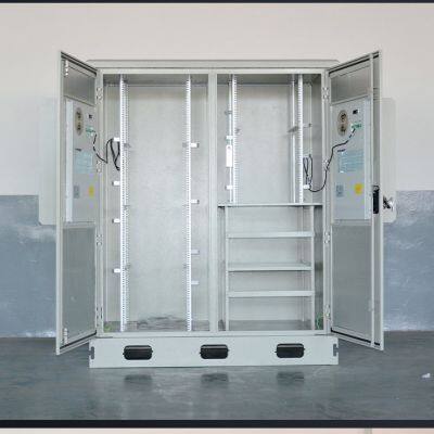 Telecom Cabinet 40U Two-Room IP55 Outdoor Cabinet With 48V 200Ah Battery Rack & Electrical Enclosure Refuge photo-2