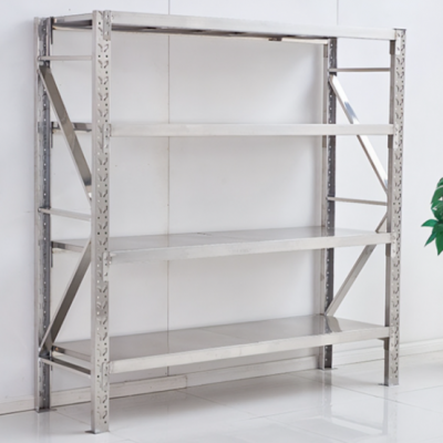 Etagère de stockage en acier inoxydable 304 et acier inoxydable 201 avec trous en forme de papillon