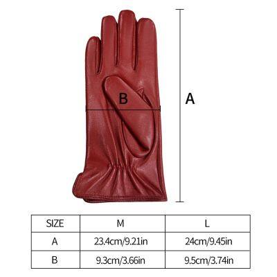 Подлинные зимние женские перчатки из овчинной кожи