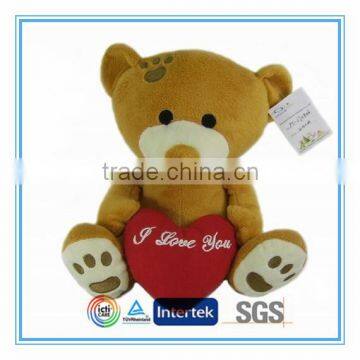 Red heart teddy bear valentine plush teddy bear