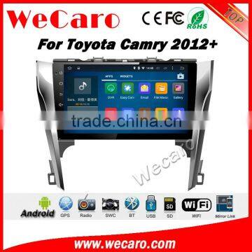 Wecaro WC-TC105 10.2 inch android 4.4/5.1 car stereo audio for toyota camry touch screen car dvd player 2012 + Wifi 3G GPS RDS