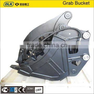 Yuchai YC210 YC230 YC240 Hydraulic Fixed Bucket Grapple,excavator attachment grab,bucket grabble