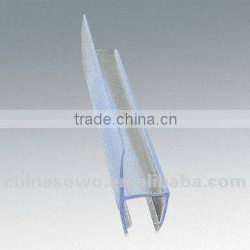 180 degree glass door side waterproof strip