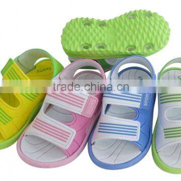 New designs flat sandals for children 2015