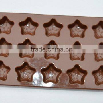 YangJiang factory manufacture good quality star shape silicone cake mould for bakeware