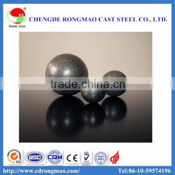 High hardness and impact toughness medium chrome 130mm low price grinding steel ball