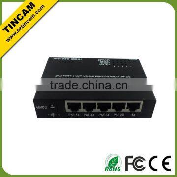 5 Port fast Ethernet PoE Smart Switch