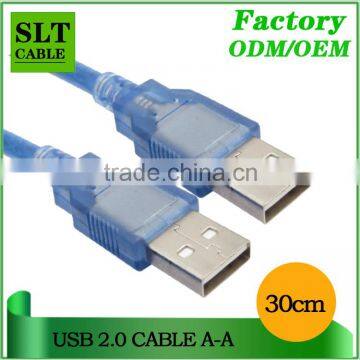 SLT Best Price USB 2.0 Cable A Male to A Male Blue