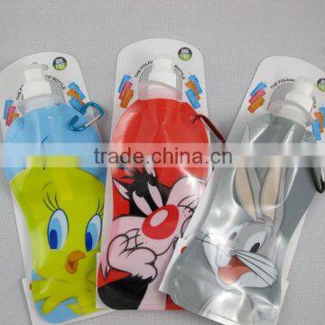 2013 fashion cartoon collapsible water bottle on sale