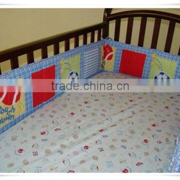 Baseball Boys 6pcs Bedding Set Baby From Professional Manufacturer photo-5
