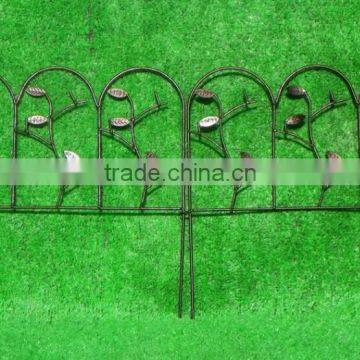 metal decorative portable garden fence