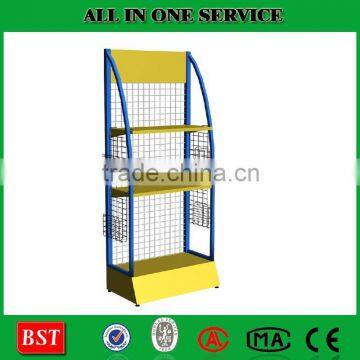 Wire Metal Display rack for Supermarket , Metal display stand