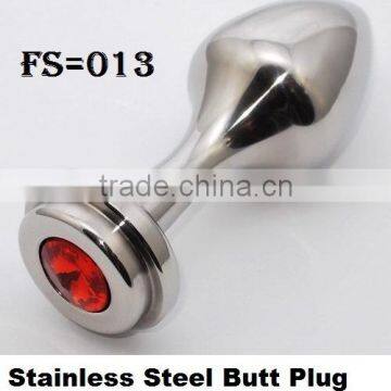 Stainless Steel Butt Plug RED Sex Toys Butt Plug Anal Toys Best Quality