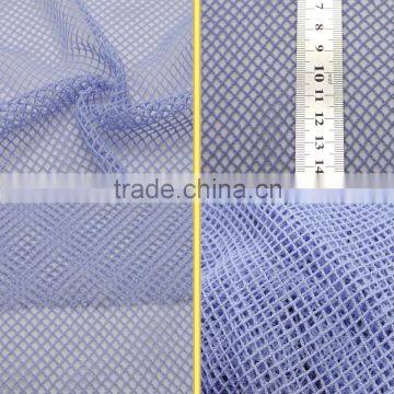 Polyester Diamond Meshnet Fabricrhombus Check Mesh Fabric for Girl's Casual Wear photo-5