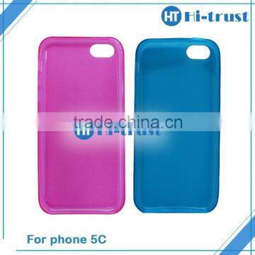 factory Wholesale Transparent Ultra thin TPU soft for iphone 5c back case cover