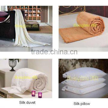 100% mulberry silk filled duvet with silk cover