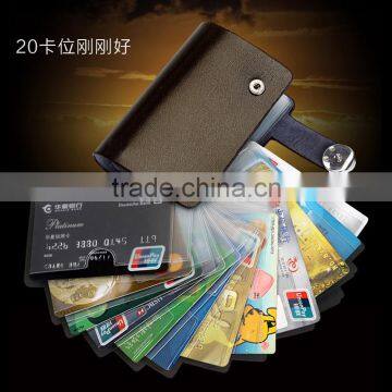 China Wholesale Handmade Leather Credit Card Holder photo-3
