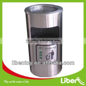 outdoor recycling stainless steel dustbin LE.LJ.031