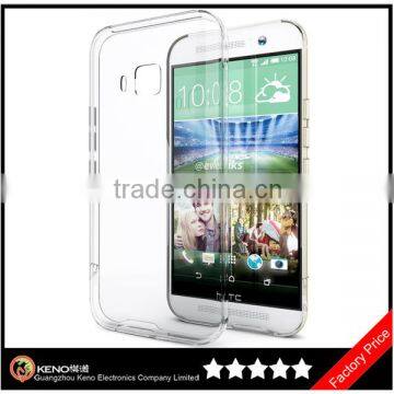 Keno 2016 New Arrival TPU Phone Case, for HTC Case, for HTC One M9 Case Clear