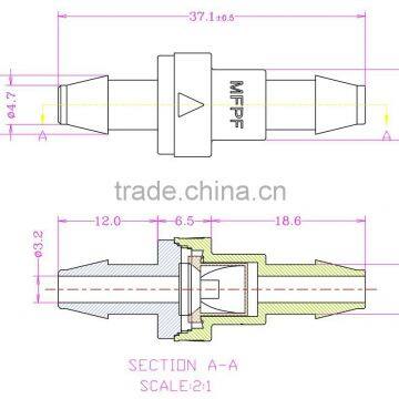 3/16" Duckbill Check Valve Plastic Check Valve photo-2