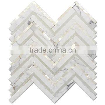 Luxury design shell and mosaic pattern mosaic tiles