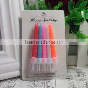 Spiral Shaped Candles 2016 New Products Smokeless and No Dripping During Burning