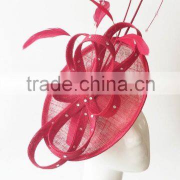 Red fascinator hats/Derby fascinator/Racing fascinator/Kentucky fascinator/fascinator wholesale