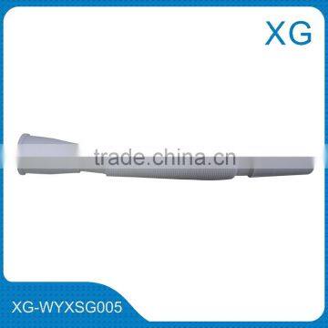 PP Rubber Flexible Waste Hose 40 for Wash Basin/Bathroom Cesspipe Drain Pipe/plastic Corrugation Chrome Coated Hose for Kitchen photo-3