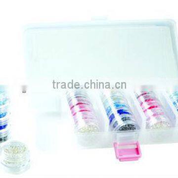 Jewelry plastic bead box Bead Organizer With Vials