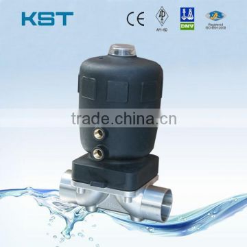 Pneumatic Welded Diaphragm Valve, Welding Diaphragm Valve, Stainless Steel Diaphragm Valve